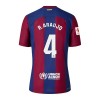 FC Barcelona R. Araujo 4 Domácí 2023-24 - Dětské Fotbalové Dresy (S/S)